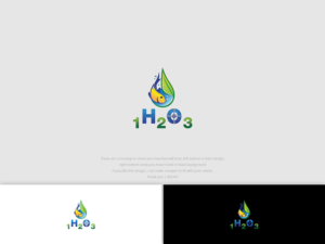 1H2O3 | Logo Design by Kejo87