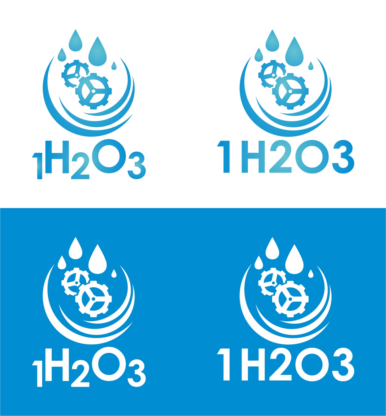 Diseño de Logo por Pavel U para 1h2o3 | Diseño #18392589