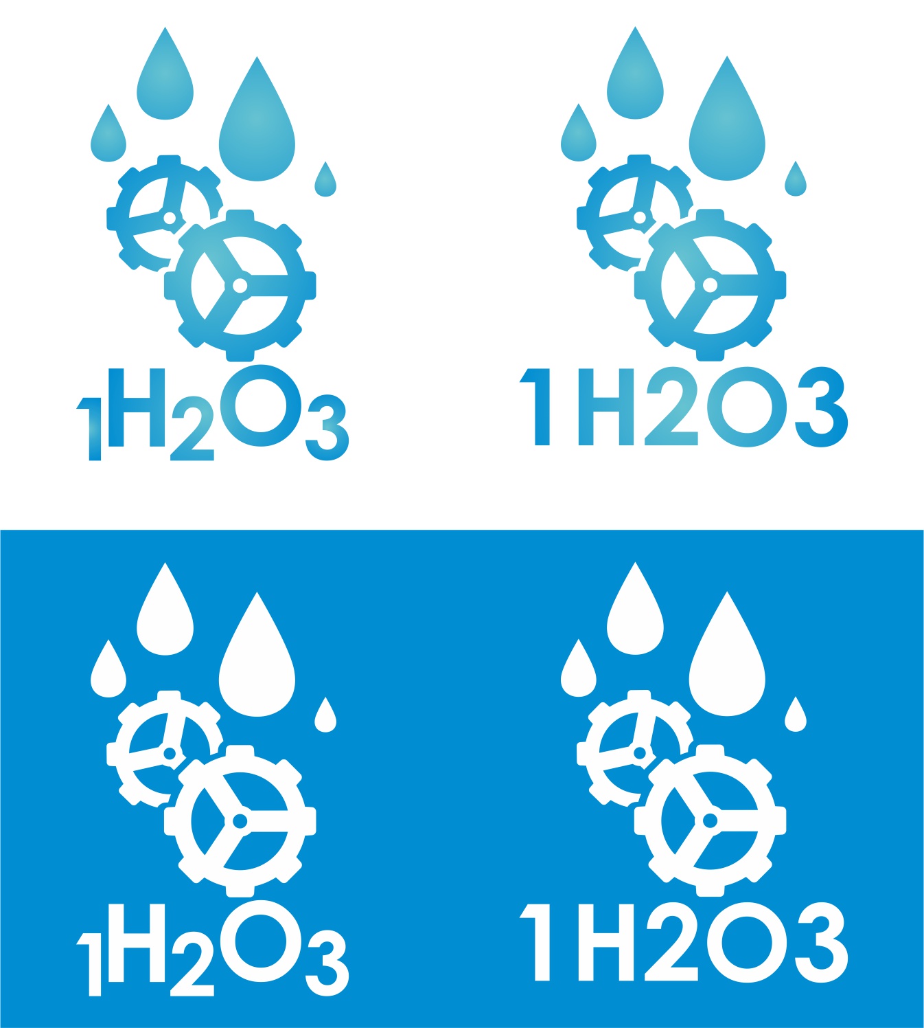 Diseño de Logo por Pavel U para 1h2o3 | Diseño #18393145