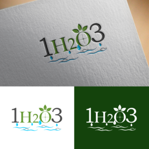 Logo Design by swimart.design 2 for 1h2o3 | Design: #18407862