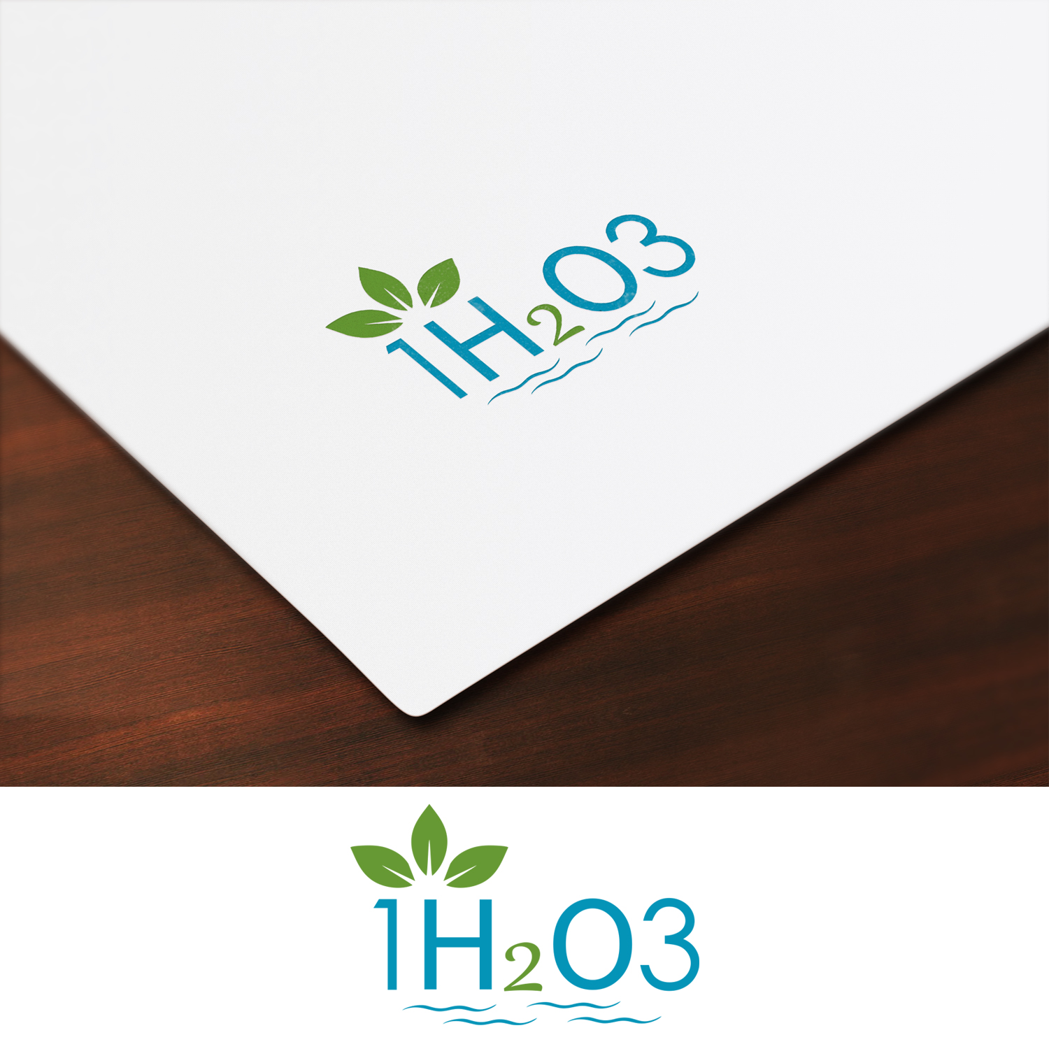 Logo Design by swimart.design 2 for 1h2o3 | Design #18431233