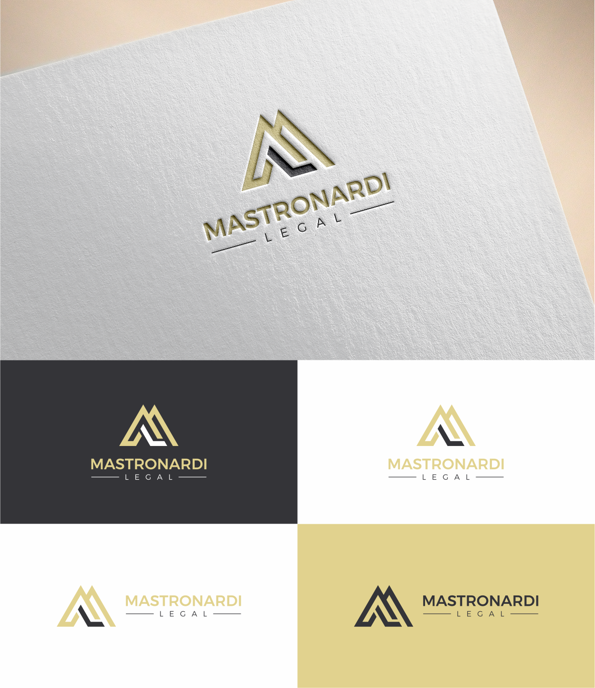 Logo-Design von MKR für Mastronardi Law  | Design #18424235