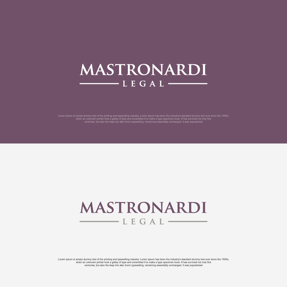 Logo Design by sushsharma99 for Mastronardi Law  | Design #18426181