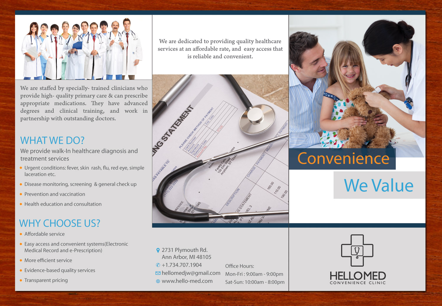 Brochure Design by Sbss for JW Healthcare solution, PLC | Design #2820025