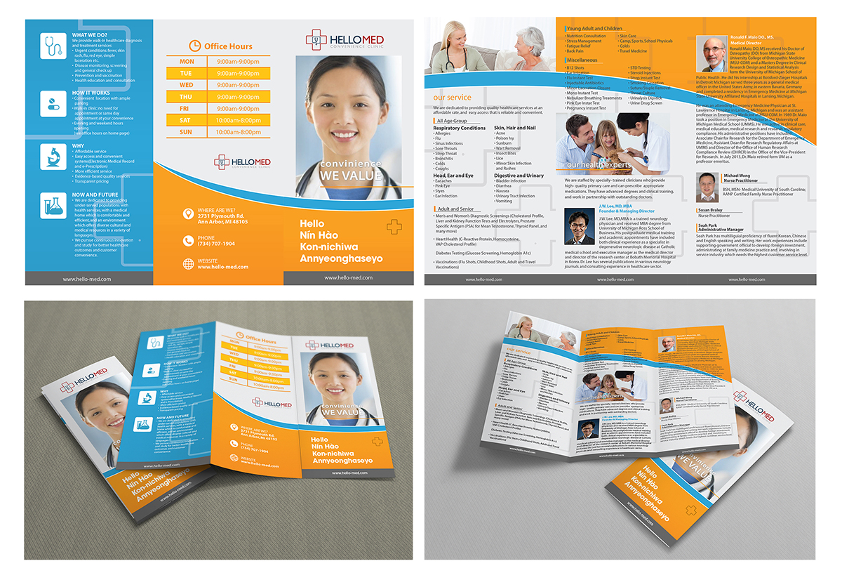 Brochure Design by sikamcoy222 for JW Healthcare solution, PLC | Design #2832140