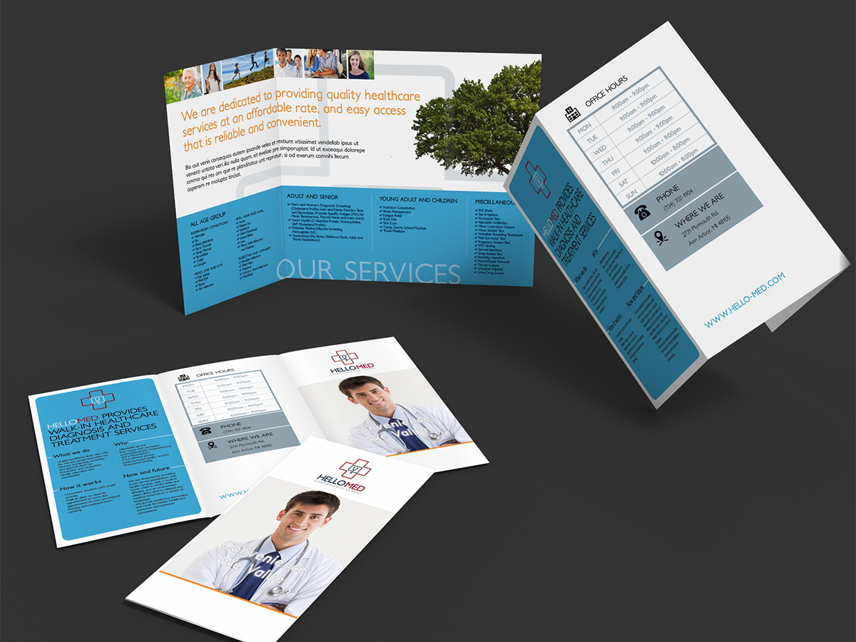 Brochure Design by quancho for JW Healthcare solution, PLC | Design #2853900