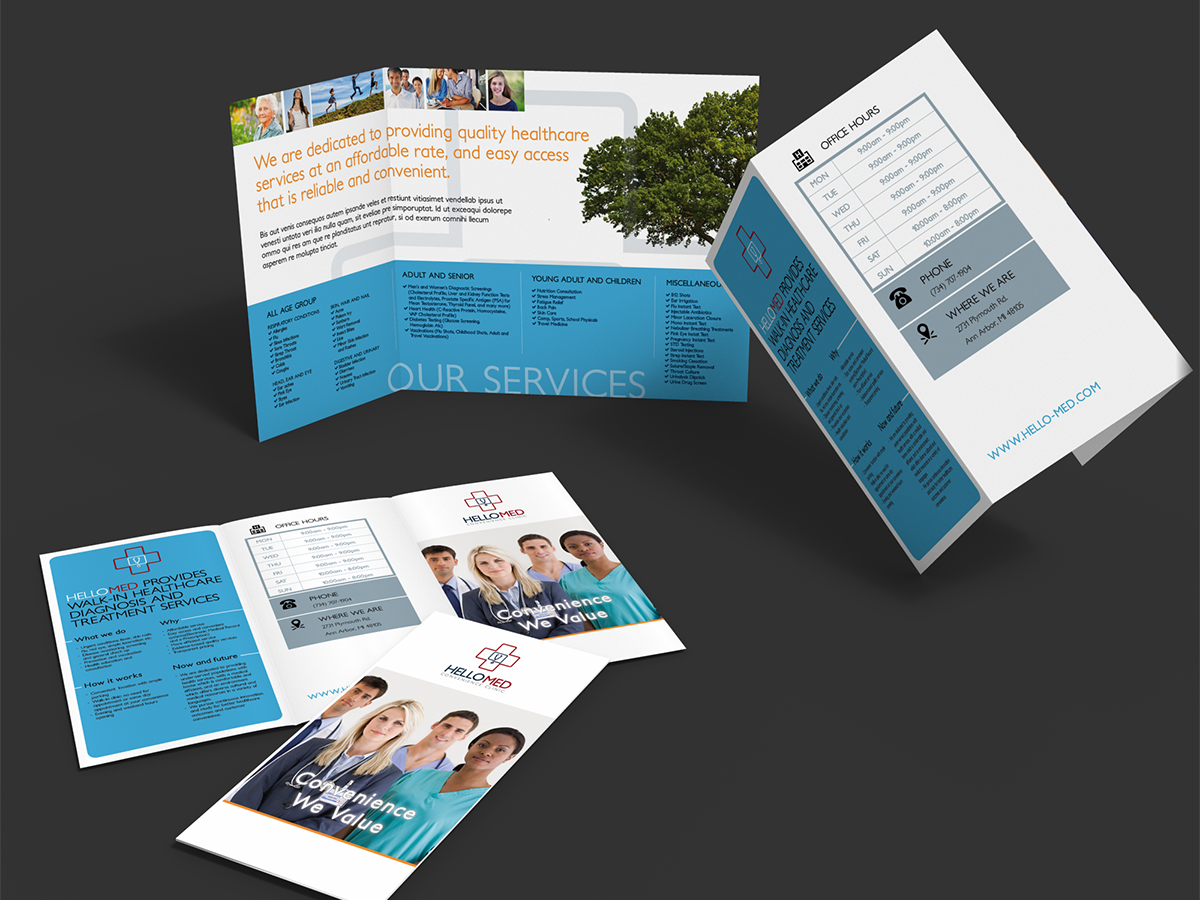 Brochure Design by quancho for JW Healthcare solution, PLC | Design #2853916