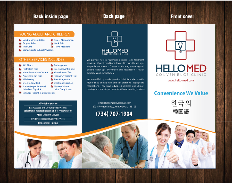 Brochure Design by meet007 for JW Healthcare solution, PLC | Design #2852102