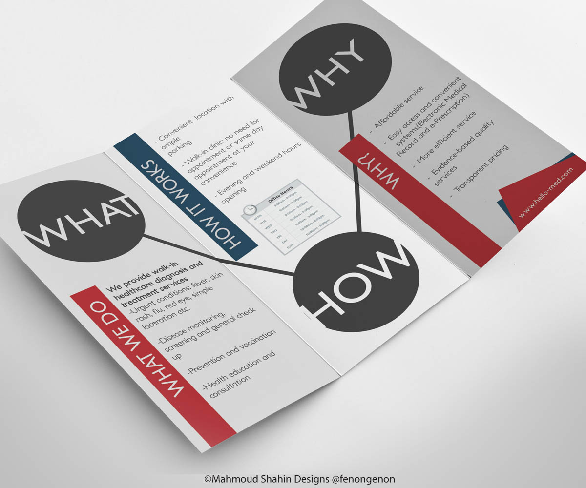 Broschüren-Design von Mahmoud Shahin für JW Healthcare solution, PLC | Design #2851465