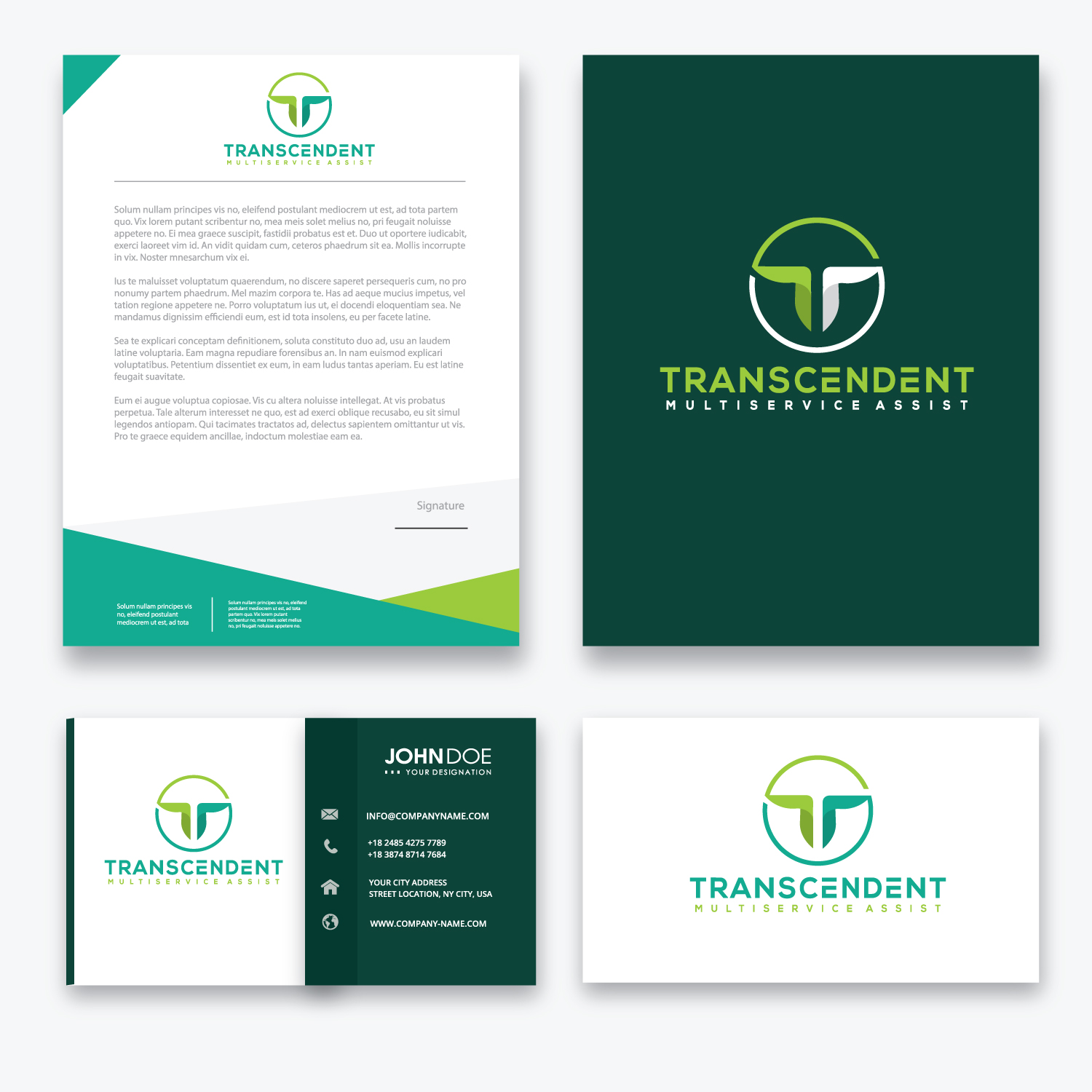 Logo Design by solidinto for Transcendent Multiservice Assist | Design #18433408