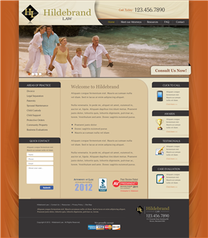 Law Firm Web Design Project | Web-Design von CreativeIyke