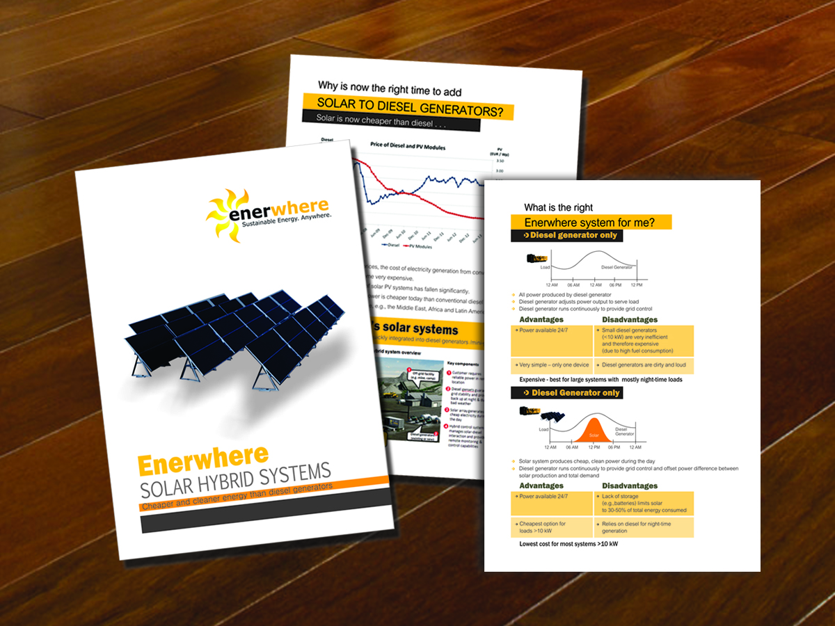 Brochure Design by Creativemedia Solution for Enerwhere | Design #2887931