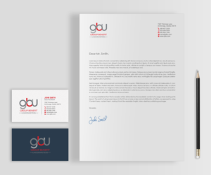 Stationery Design by chandrayaan.creative for Group Benefits Unlimited | Design: #18403211
