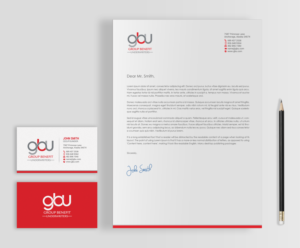 Stationery Design by chandrayaan.creative for Group Benefits Unlimited | Design: #18403212
