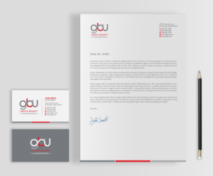 Stationery Design by chandrayaan.creative for Group Benefits Unlimited | Design: #18403214