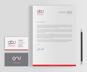 Stationery Design by chandrayaan.creative for Group Benefits Unlimited | Design: #18403222