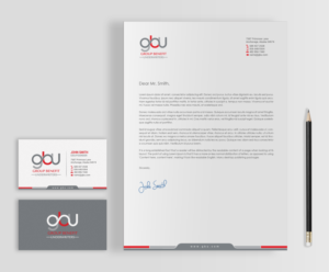 Stationery Design by chandrayaan.creative for Group Benefits Unlimited | Design: #18403244