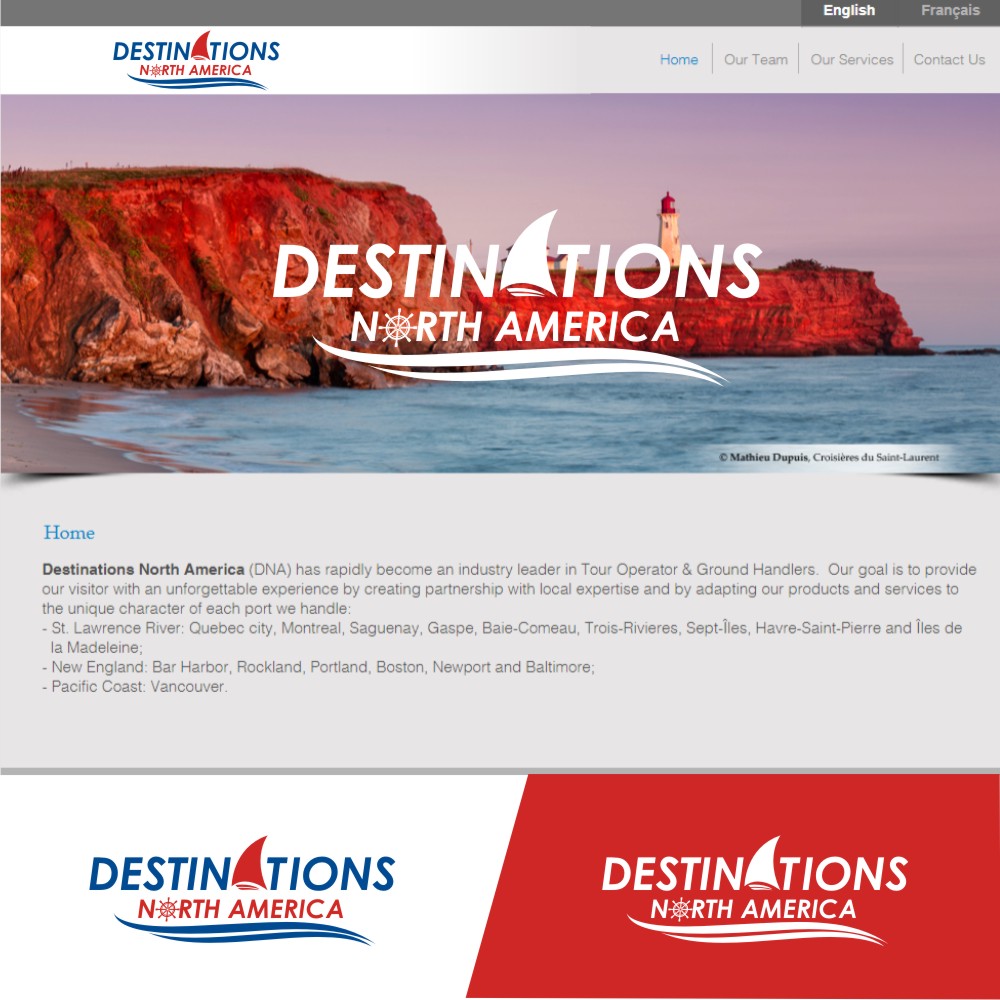 Logo Design by Hardwork for Destinations North America | Design #18498471