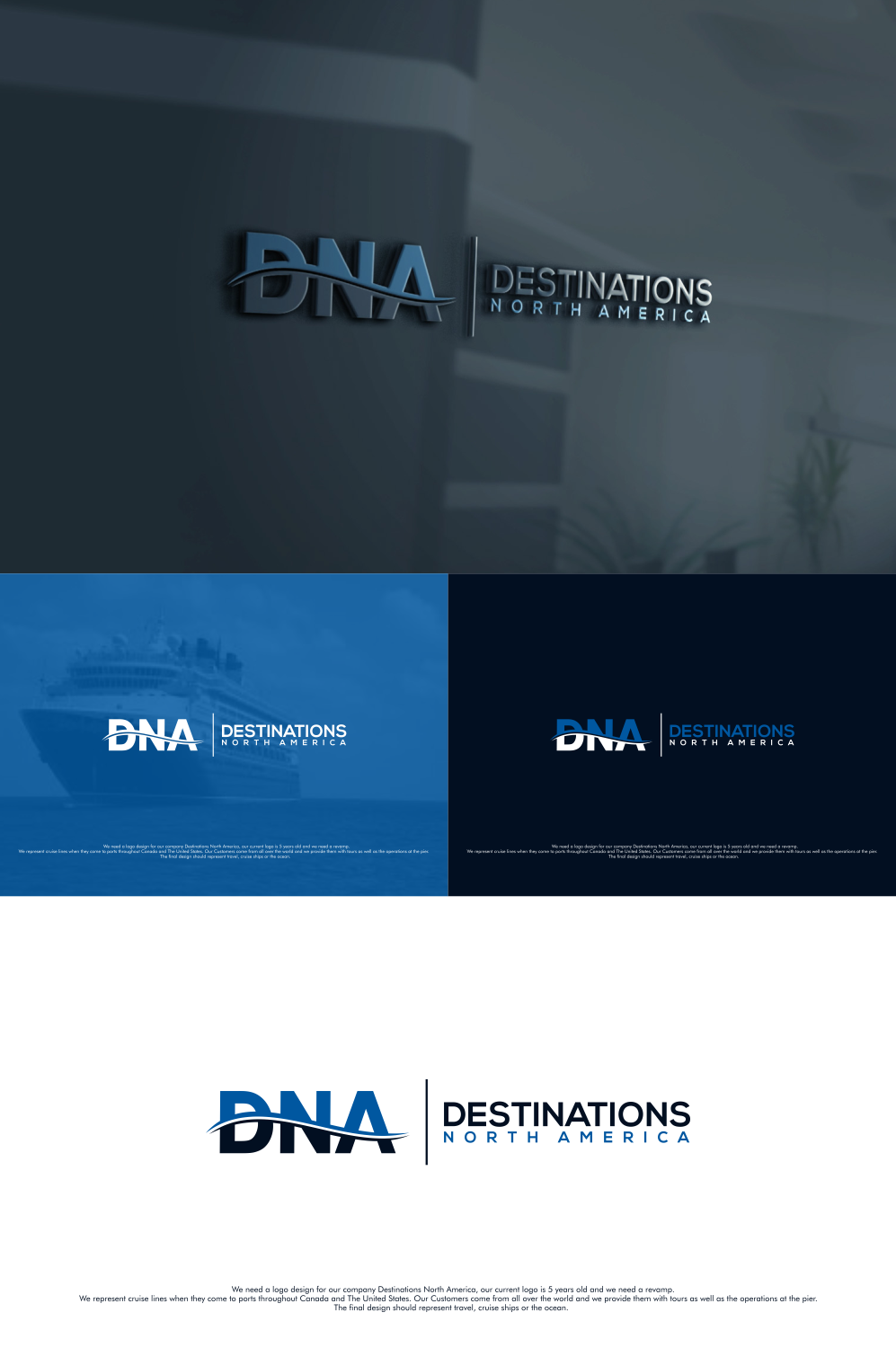 Logo Design by Artchiles_design for Destinations North America | Design: #18618875