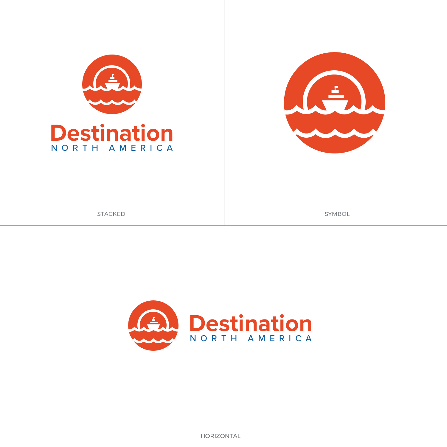 Logo Design by Scott Broughton for Destinations North America | Design #18398717