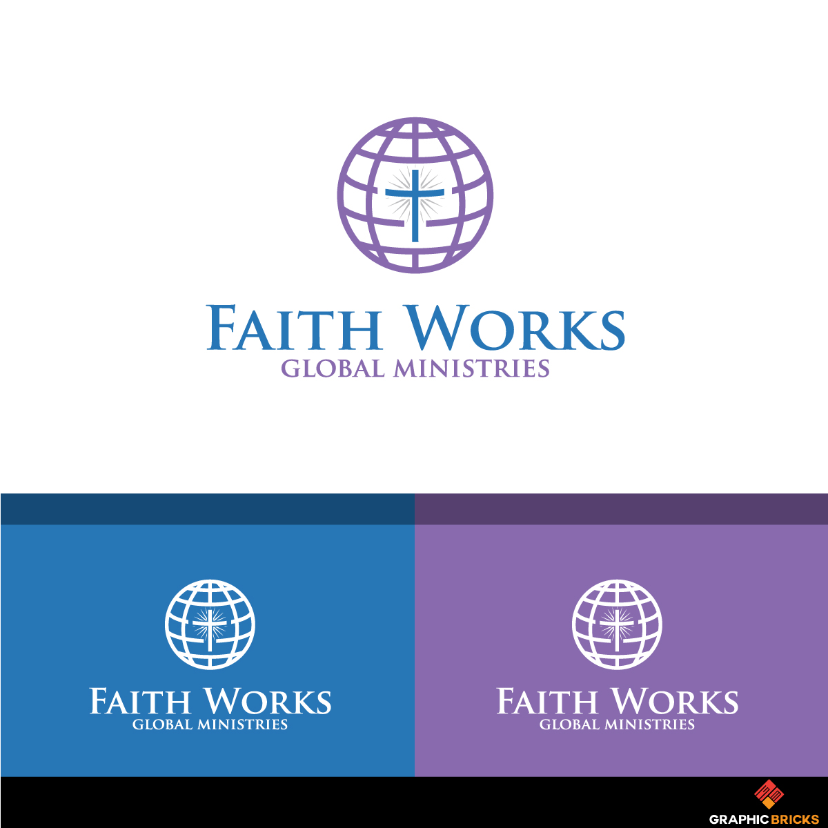 Diseño de Logo por Graphic Bricks para Faith Works Global Ministries | Diseño #18411497