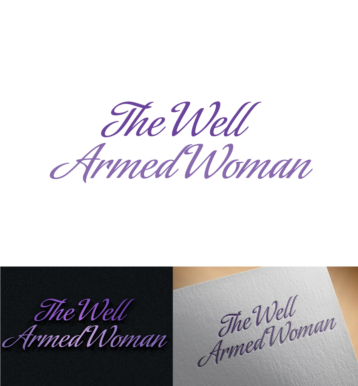 Logo Design by imyounuspathan 2 for The Well Armed Woman | Design #18400486