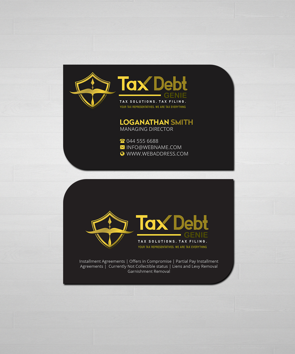 Business Card Design by Creations Box 2015 for this project | Design #18402263