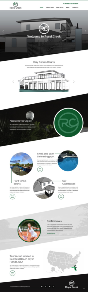 Web-Design von pb für Royal Creek | Design: #18491214