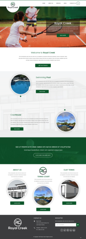 Web-Design von pb für Royal Creek | Design: #18491215