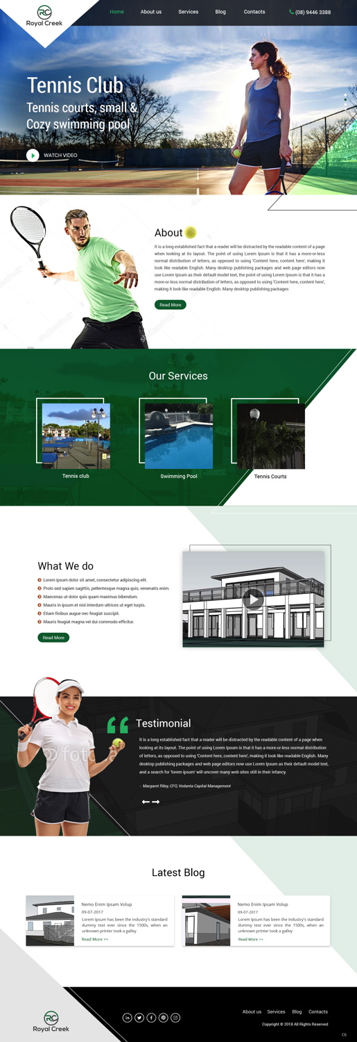 Web-Design von pb für Royal Creek | Design #18491216