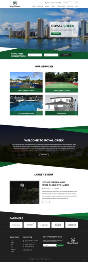 Web-Design von pb für Royal Creek | Design: #18491217