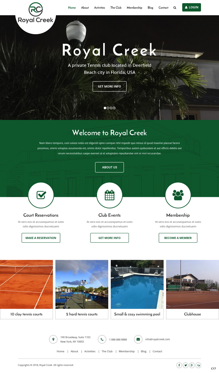 Web-Design von pb für Royal Creek | Design #18491222