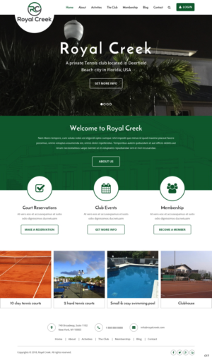 Web-Design von pb für Royal Creek | Design: #18491222