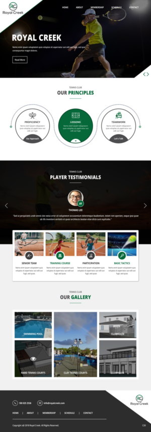 Web-Design von pb für Royal Creek | Design: #18491224