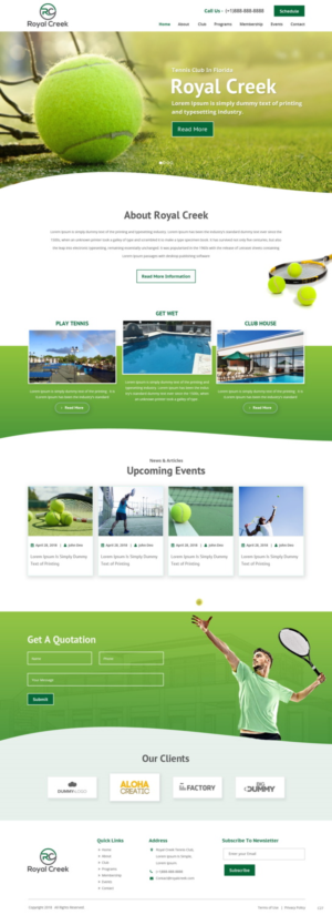 Web-Design von pb für Royal Creek | Design: #18491243
