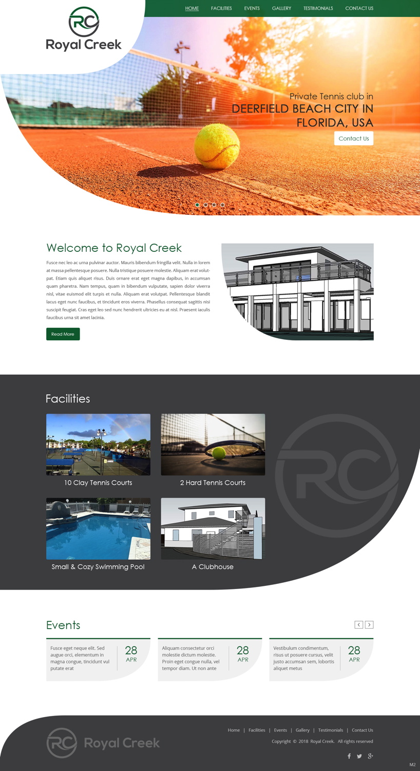 Web-Design von pb für Royal Creek | Design #18491245