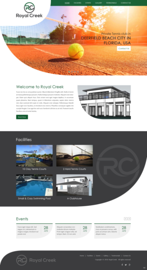 Web-Design von pb für Royal Creek | Design: #18491245