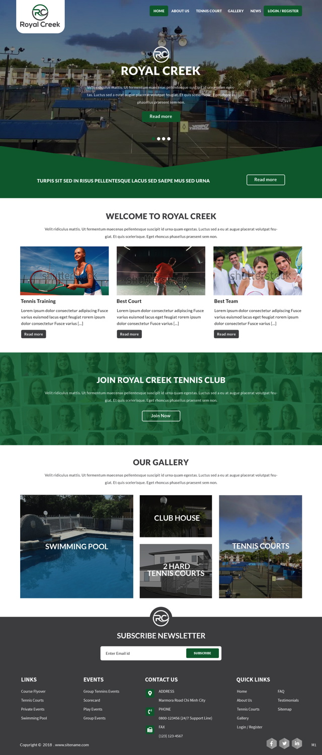 Web-Design von pb für Royal Creek | Design #18491246