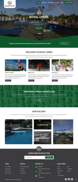 Web-Design von pb für Royal Creek | Design: #18491246