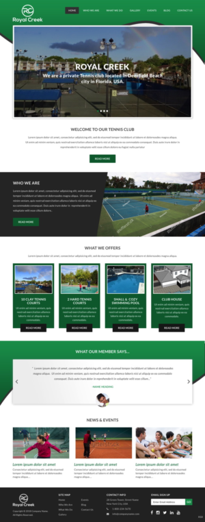 Web-Design von pb für Royal Creek | Design: #18491247