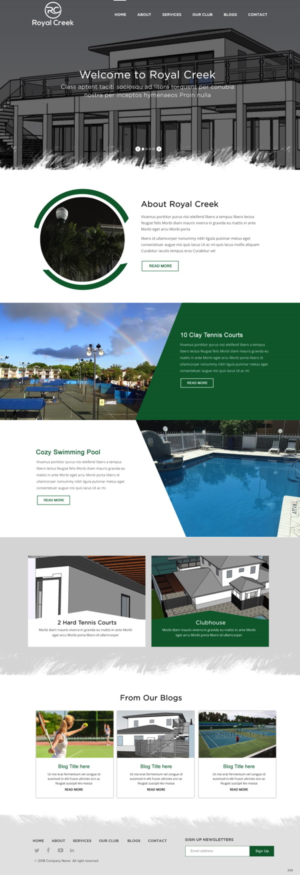 Web-Design von pb für Royal Creek | Design: #18491249