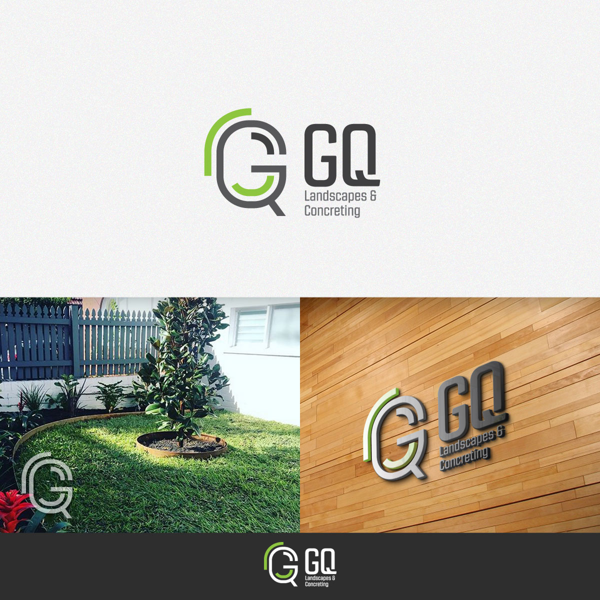 Logo Design by Thebranch for GQ landscapes & concreting | Design #18501642