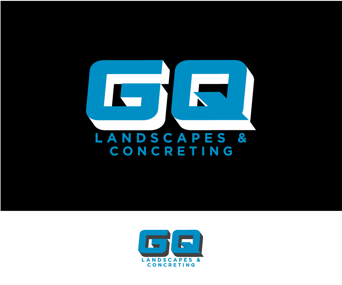 Logo Design by designmind78 for GQ landscapes & concreting | Design #18435124
