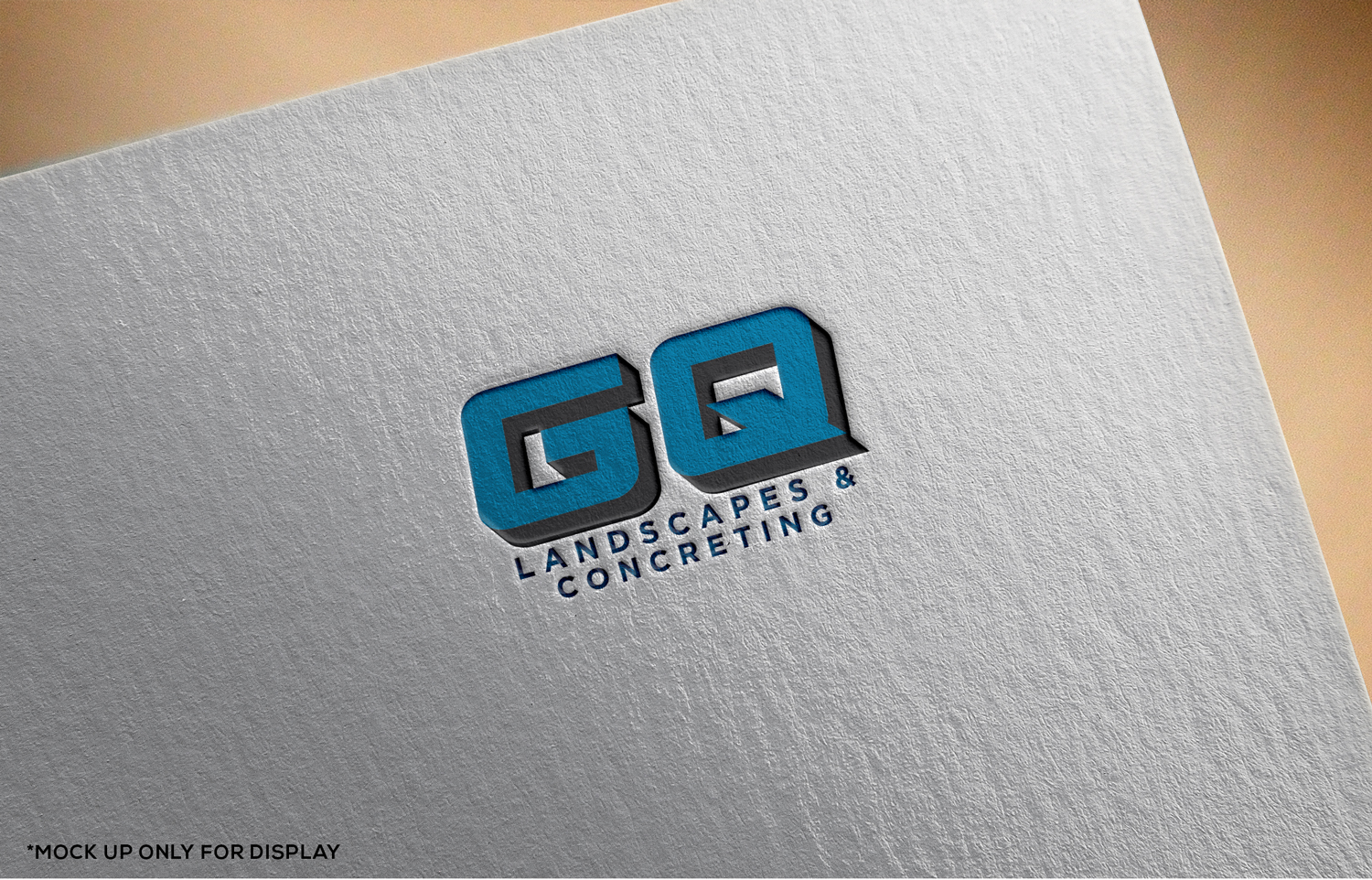 Diseño de Logo por designmind78 para GQ landscapes & concreting | Diseño #18435125
