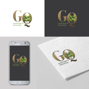 Diseño de Logo por Lee @ LoleepopDesign para GQ landscapes & concreting | Diseño #18505374