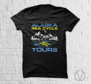 T-Shirt-Design von vjosh für Alaska Sea Cycle Tours | Design: #18404045