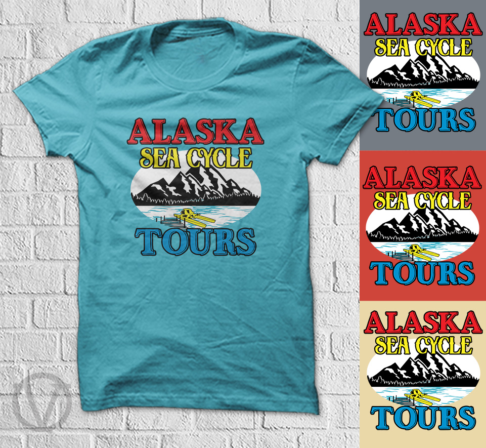 T-shirt Design by vjosh for Alaska Sea Cycle Tours | Design #18412122