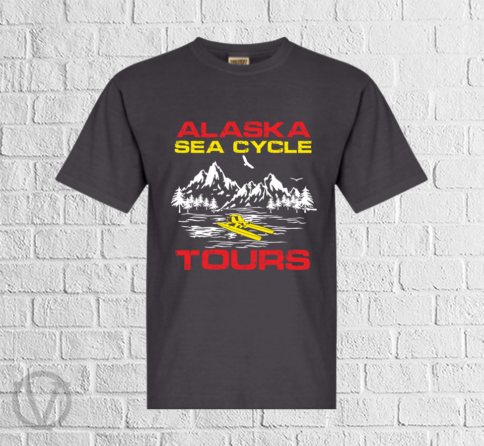 Diseño de Camiseta por vjosh para Alaska Sea Cycle Tours | Diseño #18441711