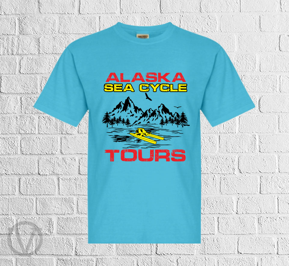 Diseño de Camiseta por vjosh para Alaska Sea Cycle Tours | Diseño #18441712