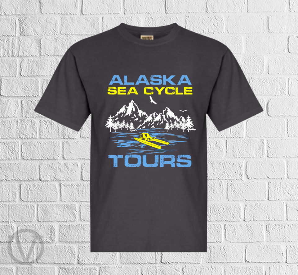 Diseño de Camiseta por vjosh para Alaska Sea Cycle Tours | Diseño #18441764